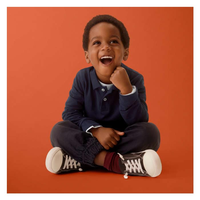 Toddler Boys' Long Sleeve Polo